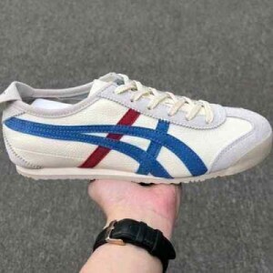 Oni tsukka Tiger Mexico 66 Vintage White Blue