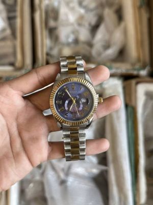 Role Oyster Skydweller Quartz Navy