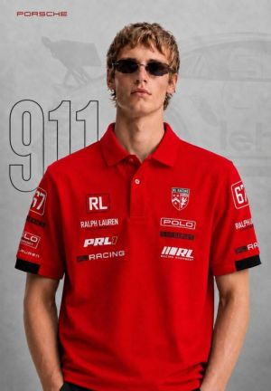 PORSCHE xRalpxh Lauren IMPORTED STORE ARTICLE POLO T-SHIRT