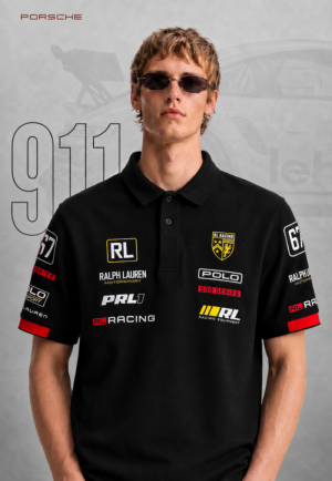 PORSCHEx Ralpxh Lauren IMPORTED STORE ARTICLE POLO T-SHIRT