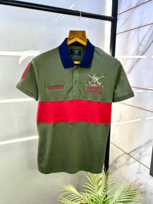 Sale Hacket Green Premium Collar Neck Polo T-shirt F2835-GR