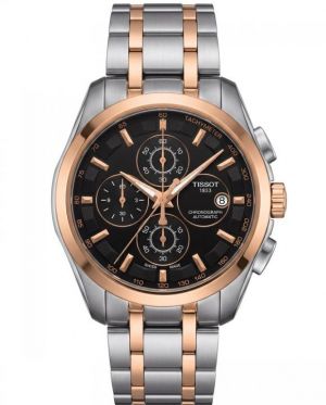 Tissoo_t 1853 Couturier Two Tone Copper Black dial
