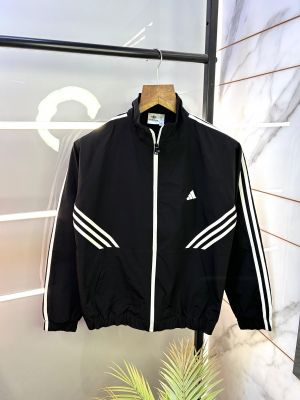 Adida Imported Black Super Premium Zipper Wind Shetter F2176-BL