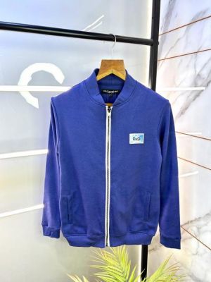 Dolc & Gabban Imported Blue Super Premium Zipper Jacket F2137-BLUE-M