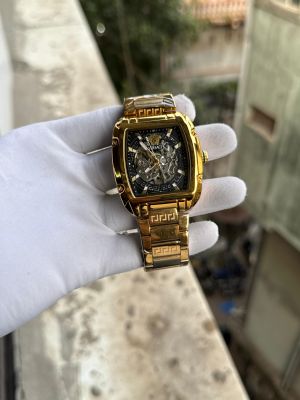 Ver_sace dominus Skeleton Automatic Watch Fa 1515
