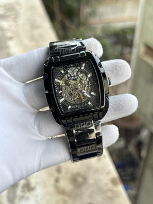 Ver_sace dominus Skeleton Automatic Watch black Fa 1522