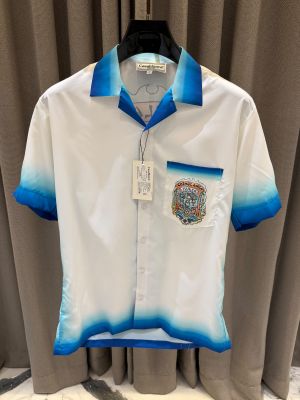 Casablanca Imported Half Sleeves Shirt White