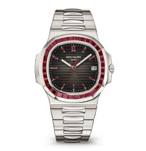 Patek Phillippe Nautilus Platinum Hardik Pandya Adition Silver Black