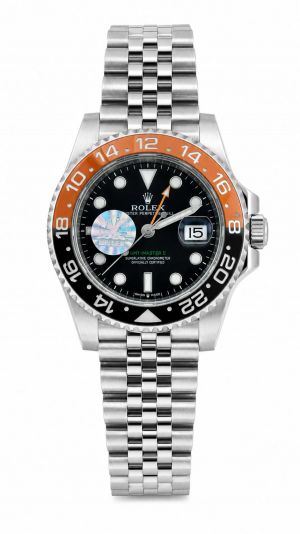 Roleex GMT Master Automatic Silver Black Dial