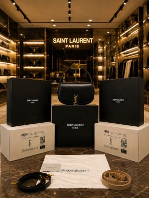 YSL SAINT LAURENT COLLEGE MEDIUM CHAIN BAG dubble box packing 5054
