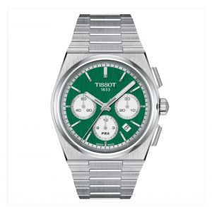 Tissort Prx 1853 Chronograph Silver Green