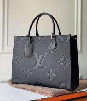 Loui Vuitton On The Go Tote Bag With Og Box Dust Bag 1279
