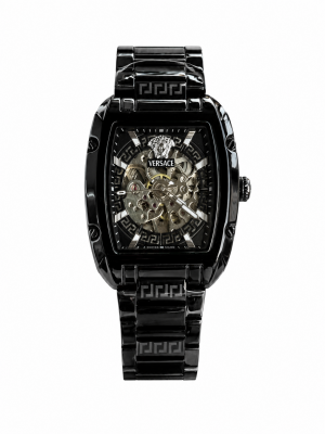 Ver_sace dominus Skeleton Automatic Watch black Fa 1522