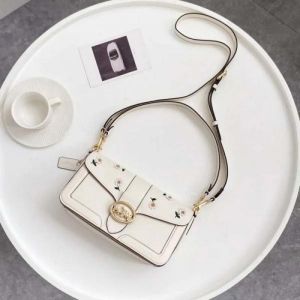 Coaach Georgie Signature Shoulder Bag With OG Box & Dust Bag (White - 535)