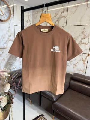 BALENCIAG A DUAL TONE DROP SHOULDER ROUND NECK TSHIRT 1180