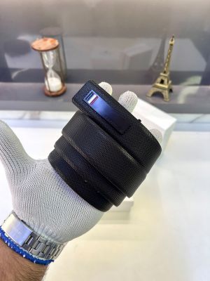 Us_Polo Black Premium Quality Belt Fa 757