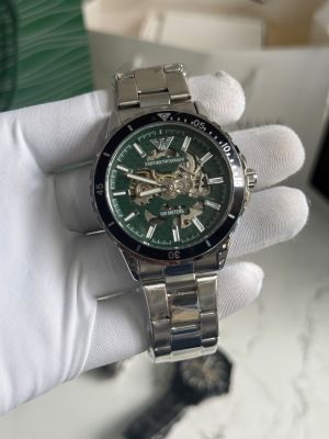Emporio_Arma_Silver Green Automatic Watch Fa 1336