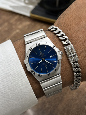 Omegga Constellation Silver blue