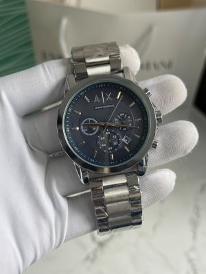 Ax_Arma_Silver Blue Premium Quality Watch Fa 1321