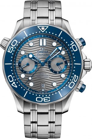 Omegg_a Seamaster Diver 300M Co-Axial Master Chronometer Chronograph