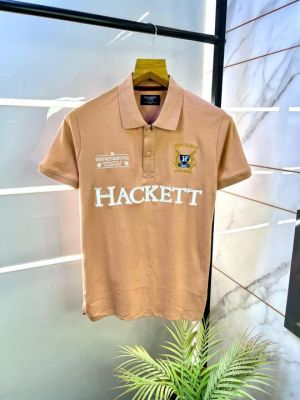 Sale Hacket Peach Premium Collar Neck Polo T-shirt F2835-PE
