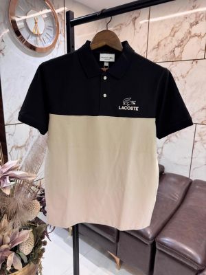 LACOST PREMIUM POLO NECK T-SHIRTS 1311 BLACK