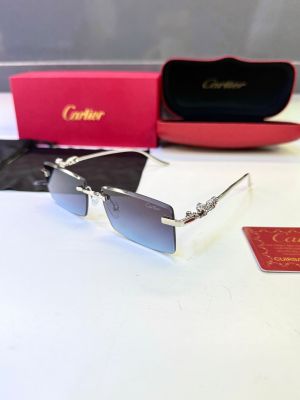 Cartie_Black Silver Premium Quality Sunglass Fa 1237