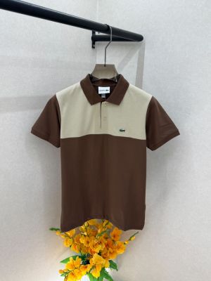 Lacost Coffee Premium Collar Neck Polo T-shirt With Brand Box Packing F3798-CO