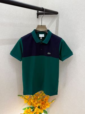 Lacost Green Premium Collar Neck Polo T-shirt With Brand Box Packing F3798-GR