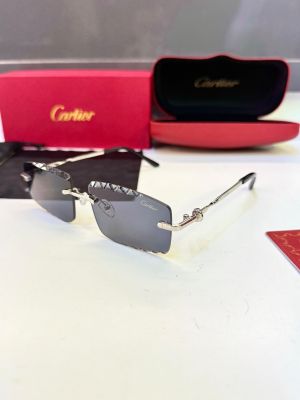 Cartie_Black Silver Premium Quality Sunglas Fa 1286