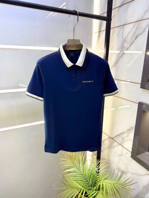 Hacket Blue Premium Collar Neck Polo T-shirt F3848-BU