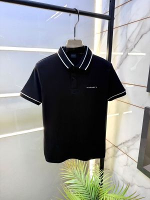 Hacket Black Premium Collar Neck Polo T-shirt F3848-B2