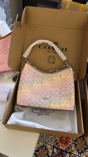 Coacch Laurel Special Edition Rainbow Hobo Tote With OriginalBox DustCover Tag