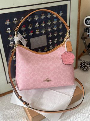 Coacch Laurel Special Edition Pink Monogram Hobo Tote With OriginalBox DustCover Tag