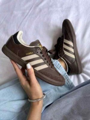 Adid dass samba og dark brown beige gum