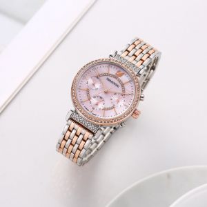 Swarovskk_i Passage Chronograph 2Ton-Copper-Pink