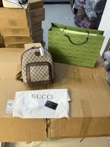Guccci Gg Supreme Premier Womens Backpack With Dustbag & Carrybag Tags model 673