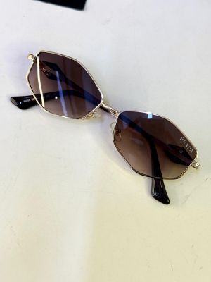 Prad_Gold Black premium Quality Sunglas fa 1424