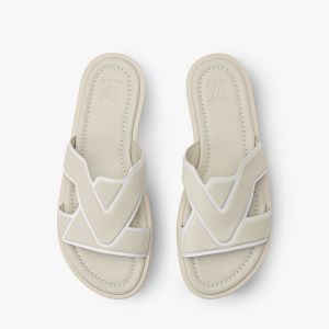 Louiis Vuitton Oasis Mule White Premium Slide