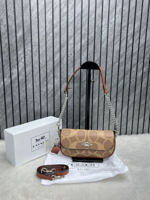 Coacch Hailey Apricot-Beige ShoulderBag With Original Box & DustCover