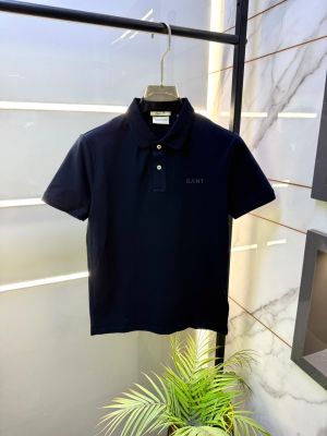 Gant Navy Premium Collar Neck Polo T-shirt F5064-N2