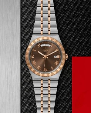 Tudor Royal Automatic 2 ton copper brown Roman ank