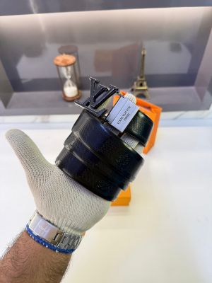 Lv_Loui_Vuitton Grey Reversible Belt
