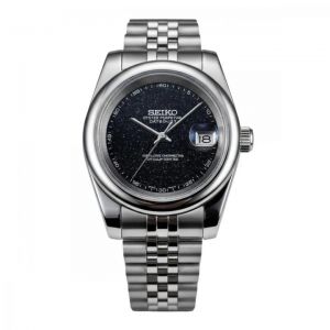 Seik O Mode Galaxy Silver Black
