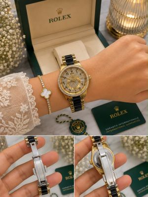 Roleex Women Sky Dweller Diamond Arabic