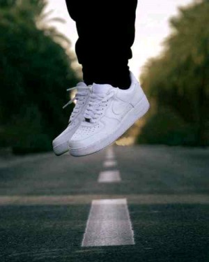 Nikee airforce 1 white pure leather heavy quality 164