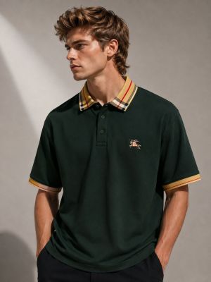 BURBERRRY Premium Quality Collar Neck Polo Tshirt GZ_0474