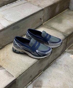 NB newbalan 1906L Silver Metallic Navy Loafer