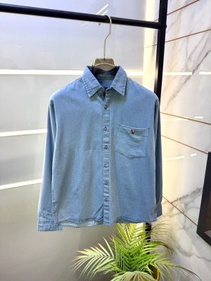 Ralp Lauren Sky Embroidery Logo Super Premium Denim Shirt F3744-SK