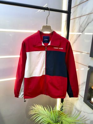 Tomm_Hilfiger Imported Red Premium Wind Shetter Jacket F3220-RE